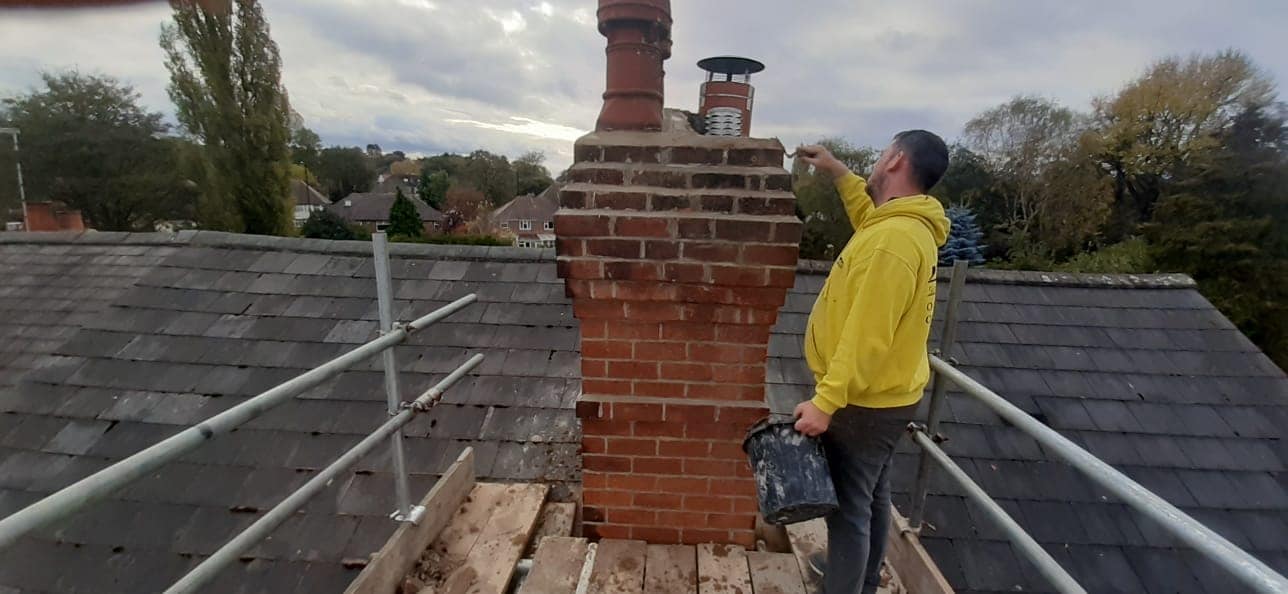 Sean from Sutton Coldfield Roofers completing Roof Repairs.